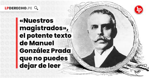 «Nuestros magistrados», el potente texto de Manuel González 